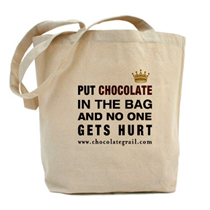 Put Chocolate in the Bag Shopping Tote